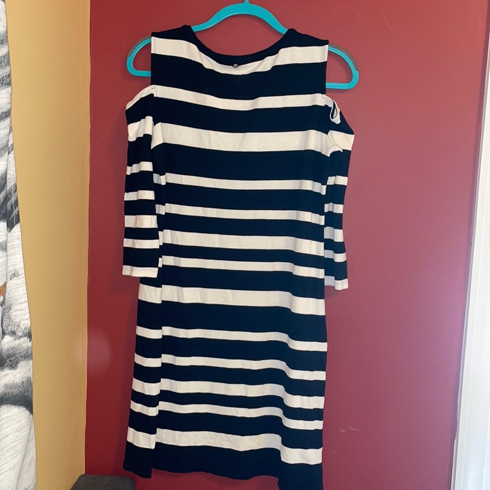 Striped B/W Comma Dress. Size: 40 UK or 10 US.
